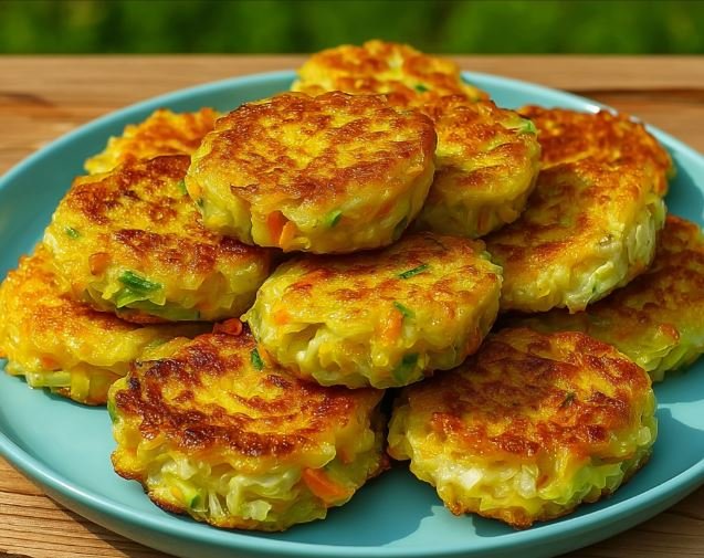 Crispy and Golden Cabbage Eggs