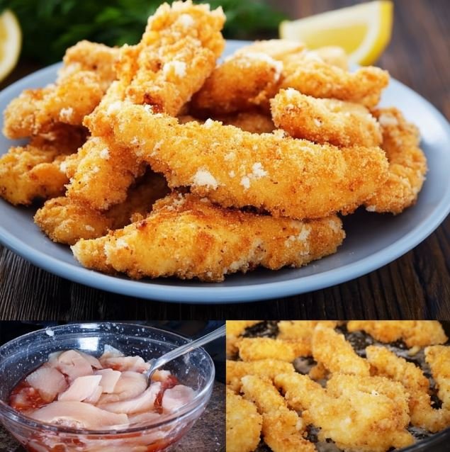 Homemade Crispy Chicken Strips