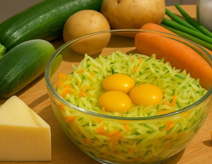 My Golden Zucchini Veggie Fritters 2 My Golden Zucchini Veggie Fritters