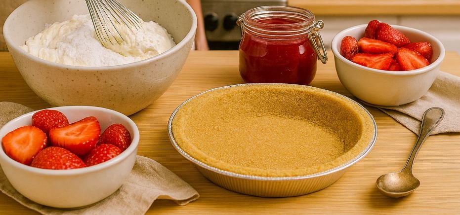 Strawberry Cream Cheese Pie: No Bake, All Yum in 20 Minutes 2 Strawberry Cream Cheese Pie No Bake, All Yum in 20 Minutes