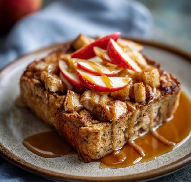 Apple Cinnamon Baked French Toast