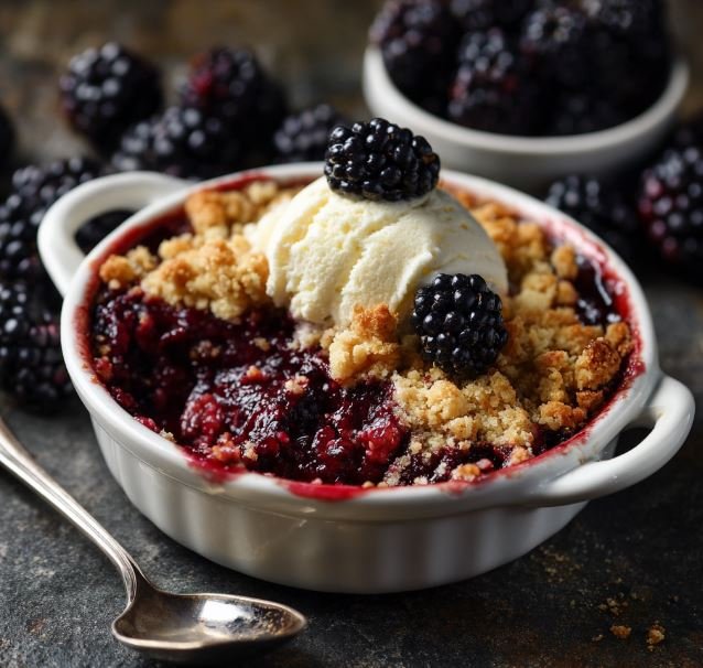 Classic Blackberry Crumble: Juicy Comfort in Under an Hour 2 Classic Blackberry Crumble