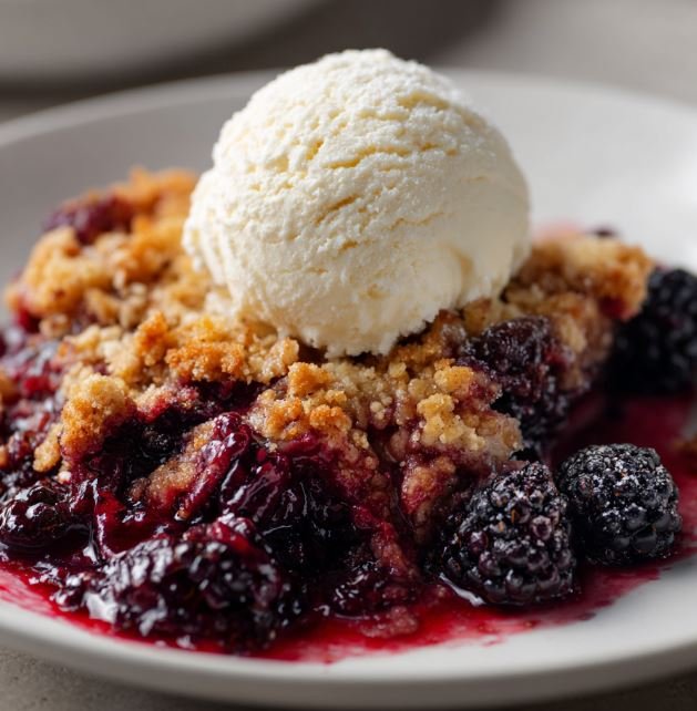 Classic Blackberry Crumble