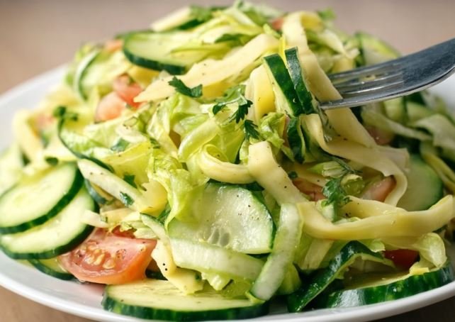 Eat This Cucumber Salad for Dinner to Burn Belly Fat
