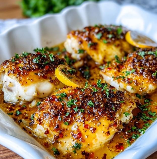 Honey Garlic Baked Chicken Sweet, Savory, and Crispy