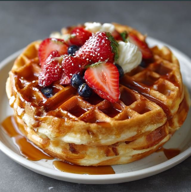 Perfect Waffles from Scratch