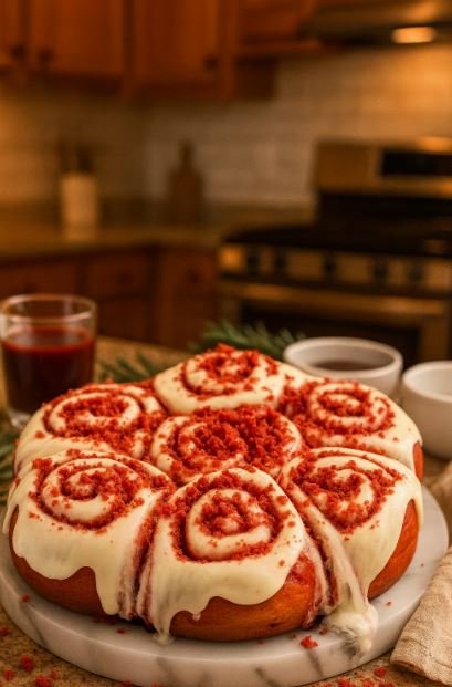 Red Velvet Sweet Rolls: A Decadent Breakfast or Dessert 2 Red Velvet Sweet Rolls