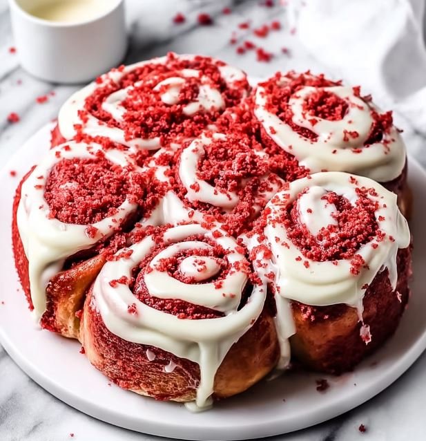Red Velvet Sweet Rolls