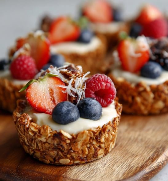 Crispy, wholesome, and irresistibly delicious — these Breakfast Granola Cups 2 Crispy, wholesome, and irresistibly delicious — these Breakfast Granola Cups