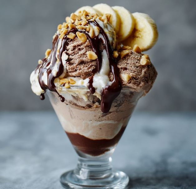 Chocolate Peanut Butter Banana Ice Cream