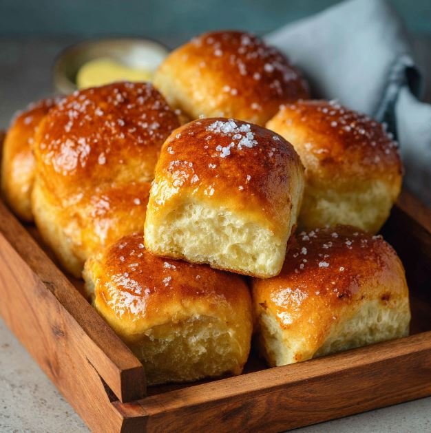 Homemade Fluffy Bread Rolls Recipe