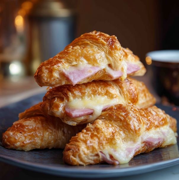 Indulgent Buttery Ham and Cheese Croissants You’ll Crave Daily