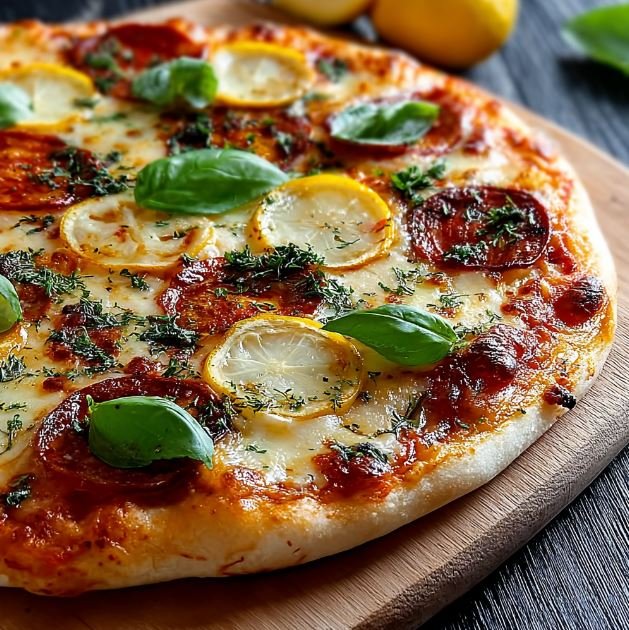 Zesty Lemon Pizza