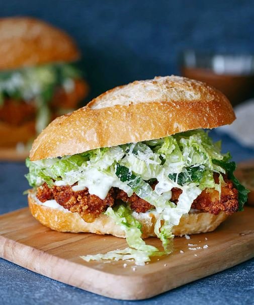Crispy Chicken Caesar Sandwich