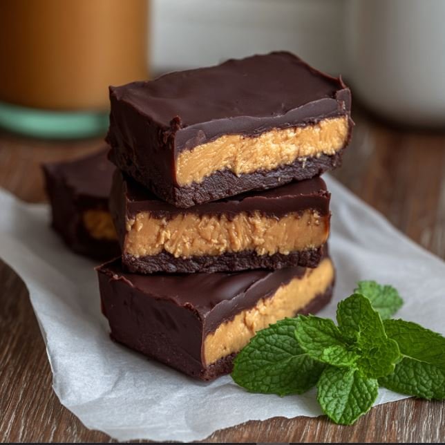 Post-Workout Chocolate Peanut Butter Squares