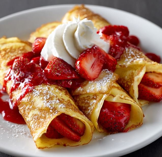 Strawberry Crepes