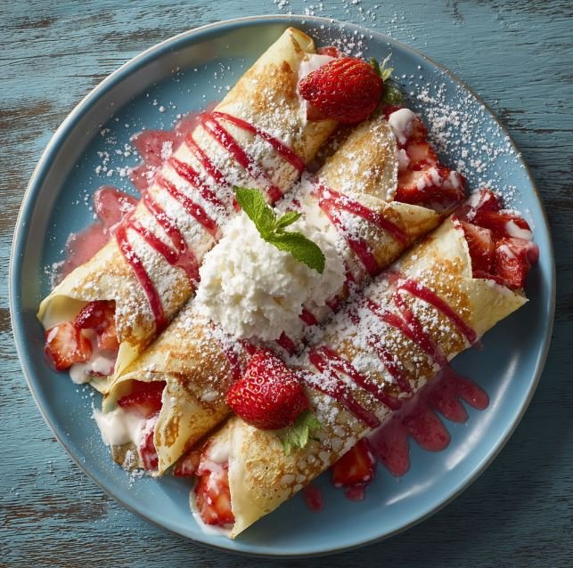 Strawberry Crepes