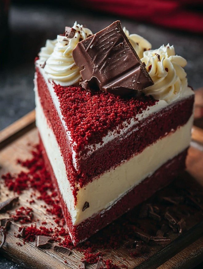 Red Velvet Cheesecake Layer Cake: A Decadent Delight