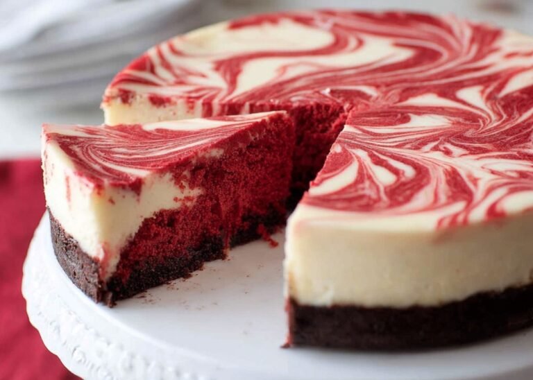 Red Velvet Cheesecake Swirl Cake: A Delightful Indulgence