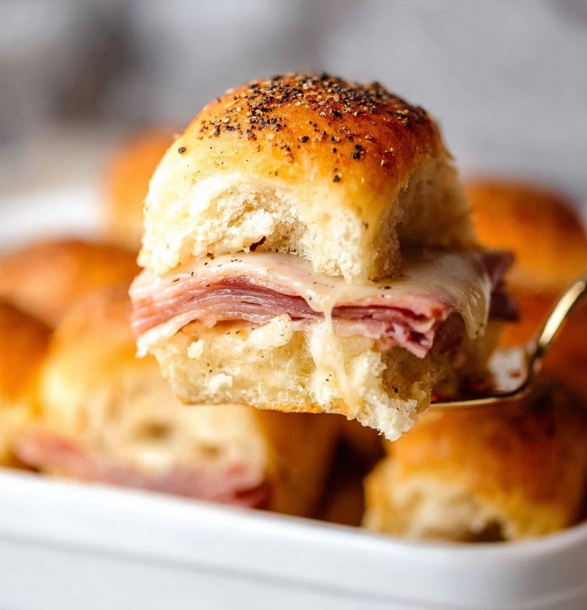 Easy Beef Ham Swiss Sliders - Delightful Crowd-Pleasing Bites
