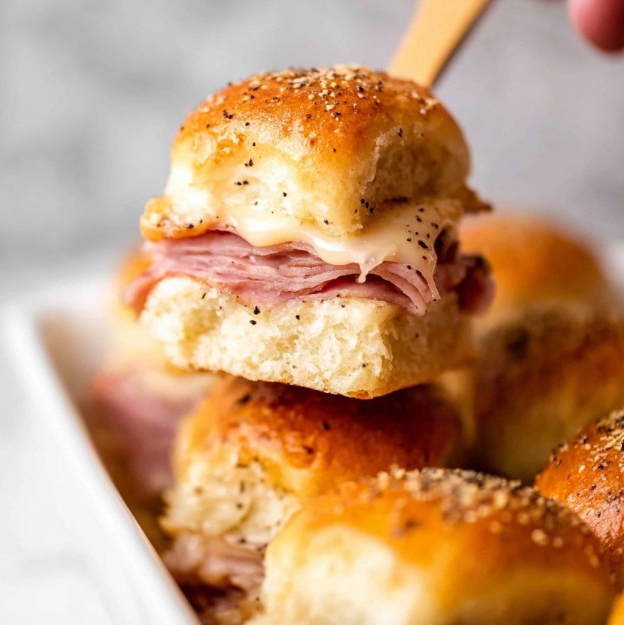 Easy Beef Ham Swiss Sliders - Delightful Crowd-Pleasing Bites