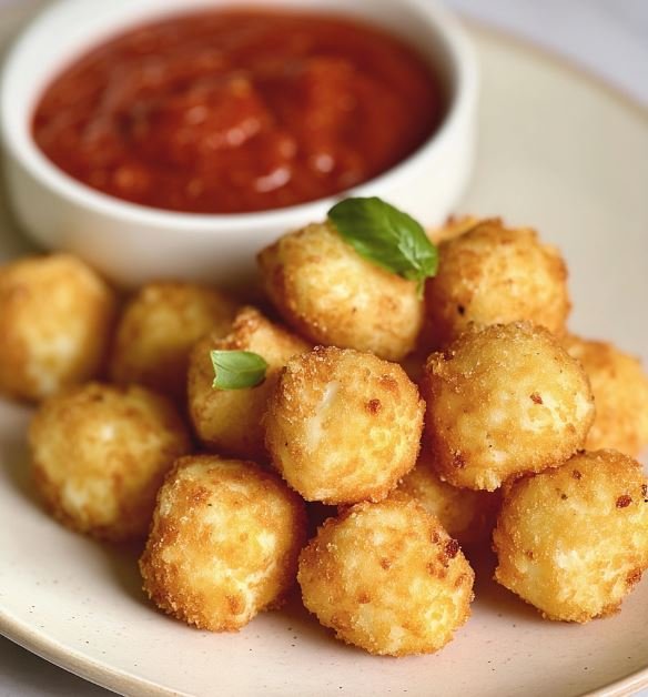 Crispy, Cheesy BitesFried Cheese Balls for Snacking Bliss