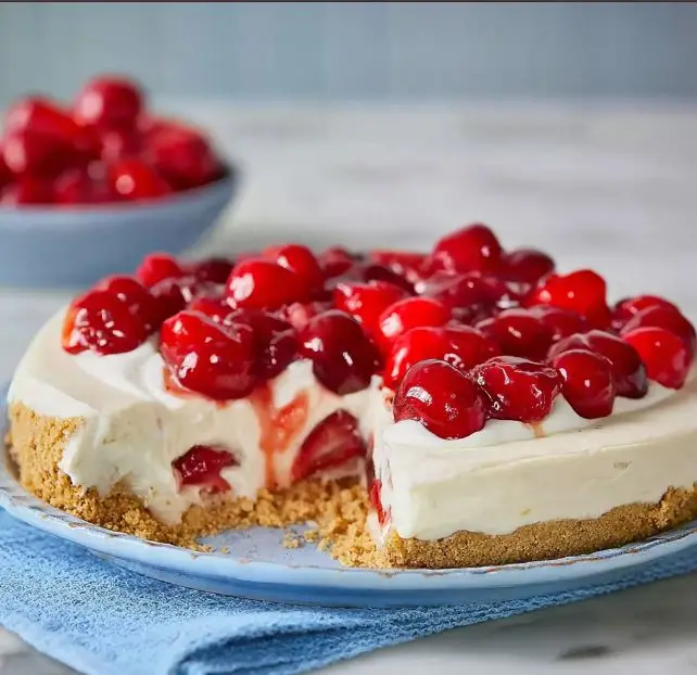 Delightfully Creamy Fruit Cheesecake (No Bake)