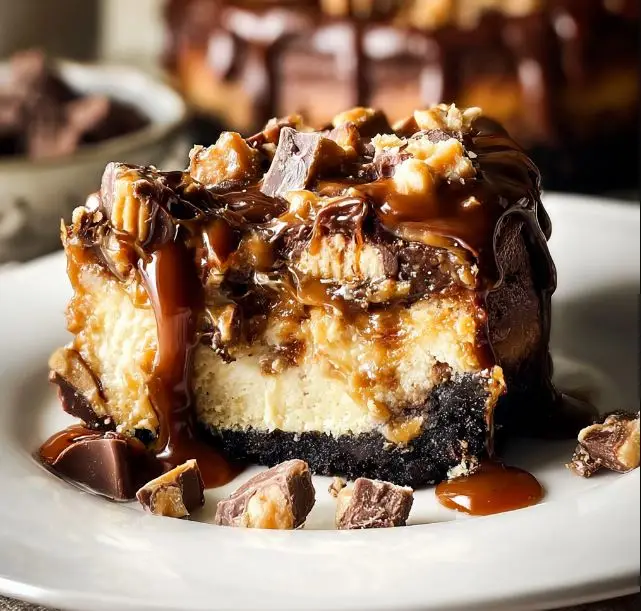 Snickers Cheesecake A Delightful Homemade Indulgence
