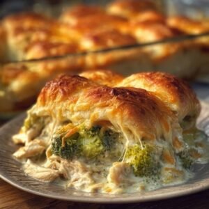 Creamy Chicken & Broccoli Crescent Bake: A Cozy Family Favorite