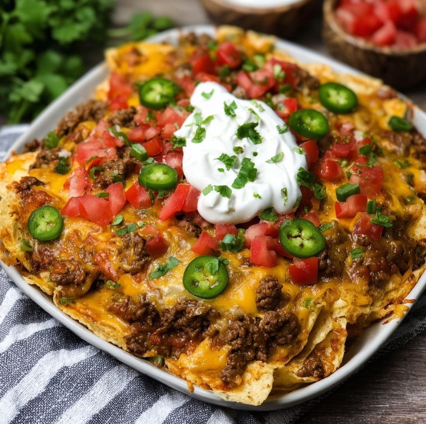 Loaded Beef Nacho Casserole: Cozy, Comforting Family Favorite