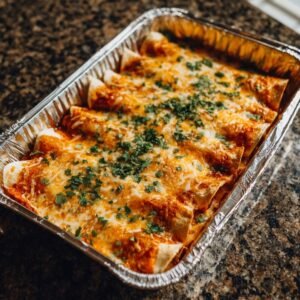 Baked Beef Enchiladas (Foil Pan) - Homemade Comfort in a Pan