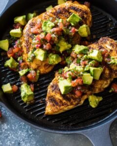 Blackened Chicken with Avocado Salsa: A Delightful Meal