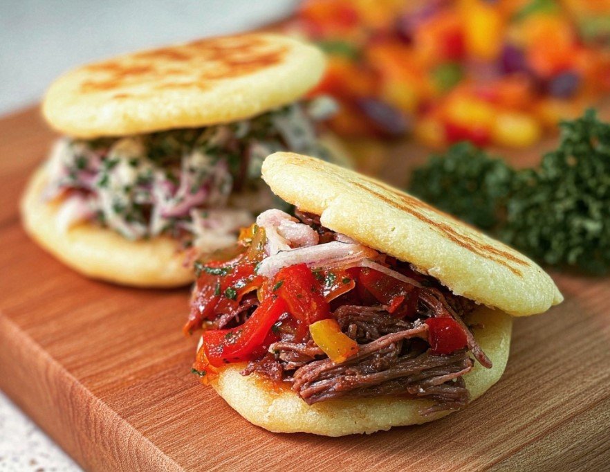 Mini Arepas with Beef: Delightful Bites from Diana's Kitchen