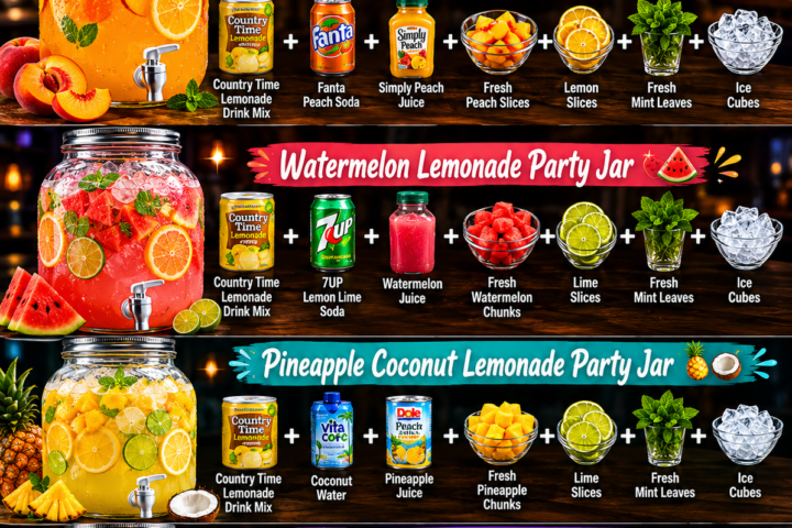 4 Refreshing Lemonade Party Drink Recipes