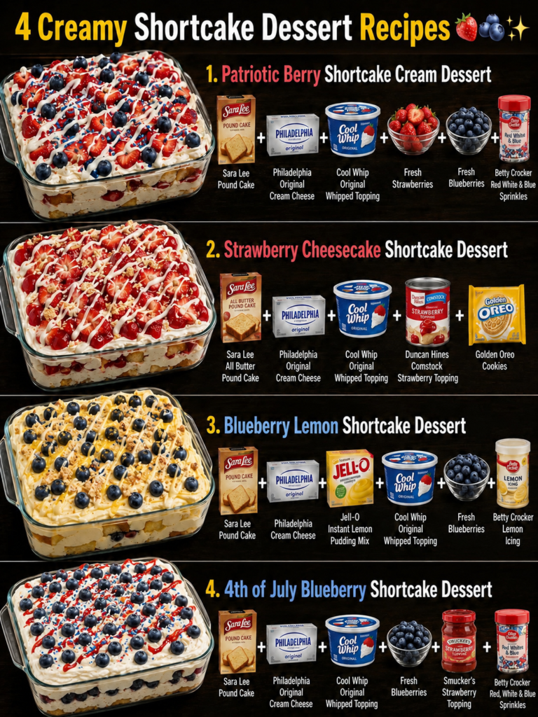 Creamy Shortcake Dessert