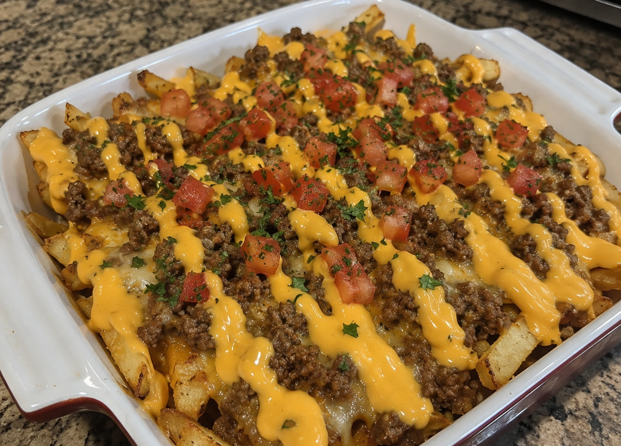 Loaded Cheeseburger Fries