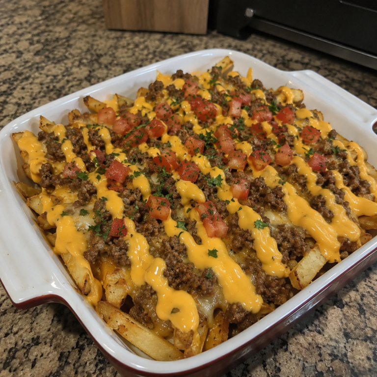 Loaded Cheeseburger Fries