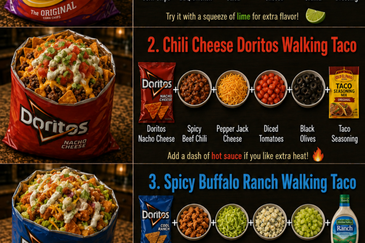 Loaded Walking Taco Recipes