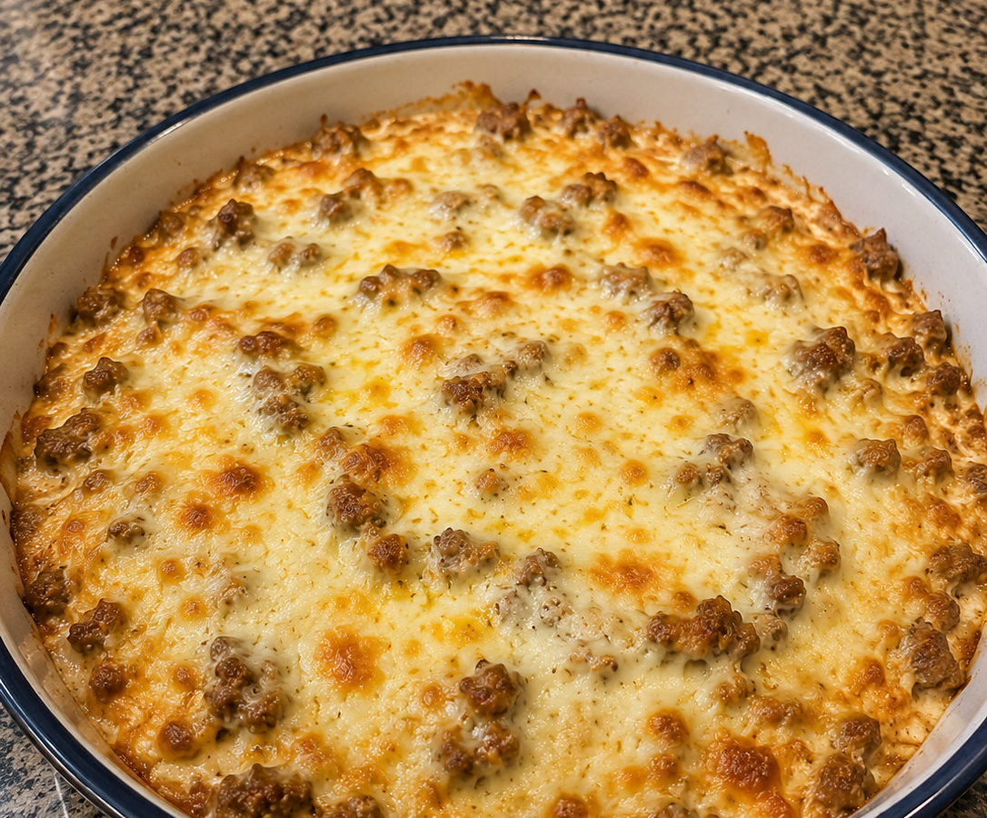 Cheesy Ground Beef Casserole