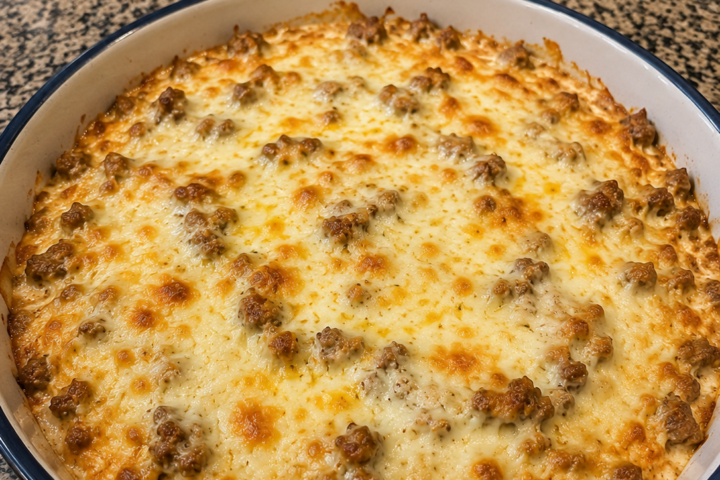 Cheesy Ground Beef Casserole