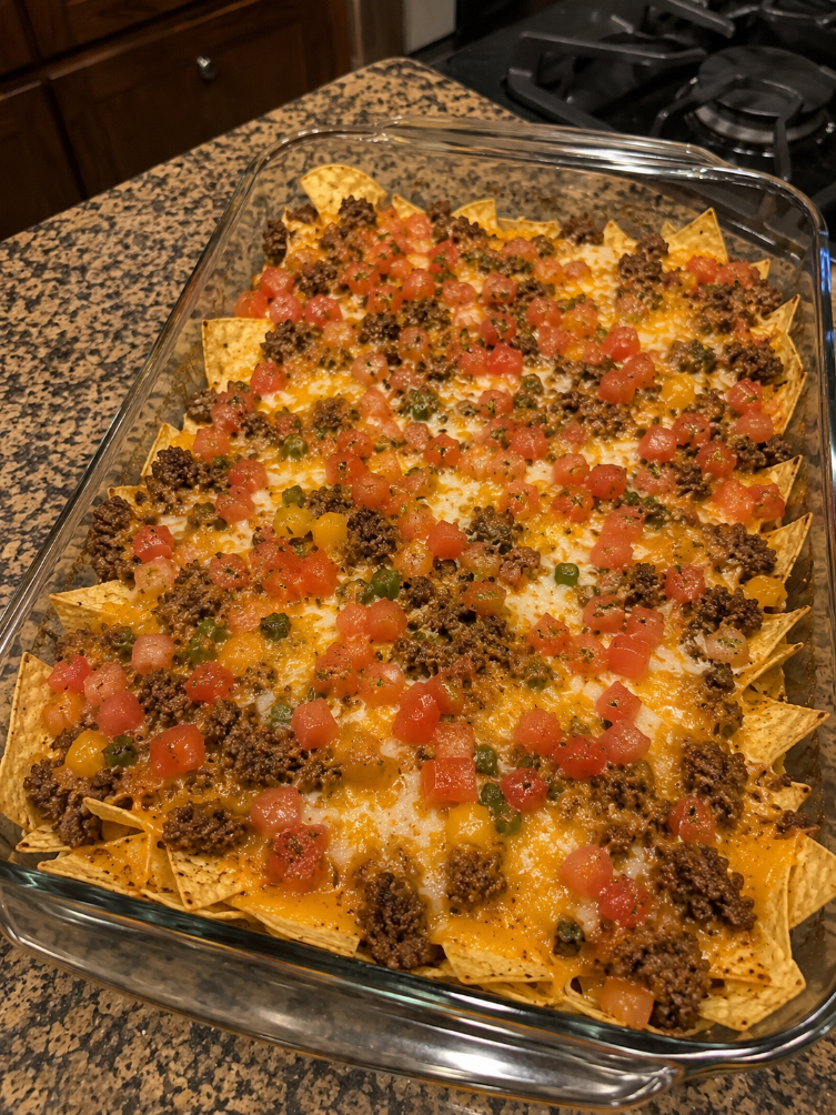 Loaded Beef Nachos